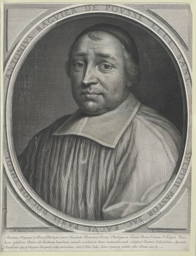 Antoine Raguier de Pouss00000000 (druk) autorstwa Artist Unknown