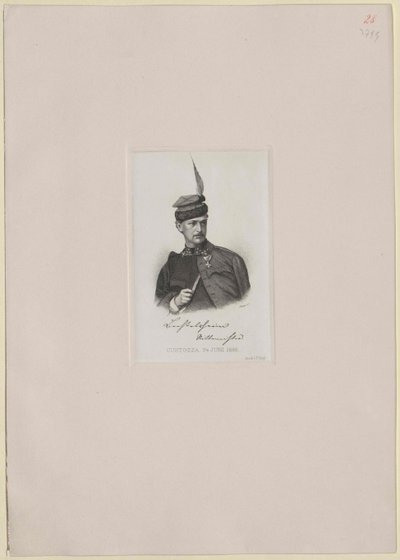 Anton baron Bechtolsheim-Mauchenheim (druk) autorstwa Artist Unknown