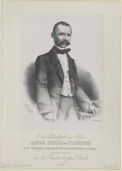 Anton von Sponar-Blinsdorf autorstwa Artist Unknown