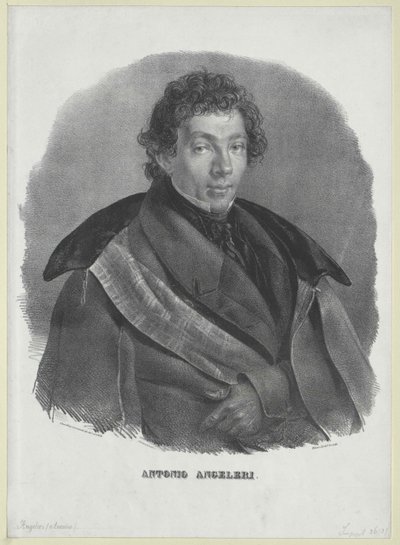 Antonio Angeleri (druk) autorstwa Artist Unknown