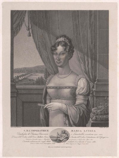 Arcyksiężna Austrii (1791-1847) Maria Luiza autorstwa Artist Unknown