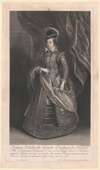 Arcyksiężna Austrii Johanna autorstwa Artist Unknown