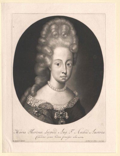 Arcyksiężna Austrii Teresa autorstwa Artist Unknown