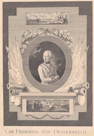 Arcyksiążę Austrii Karol autorstwa Artist Unknown
