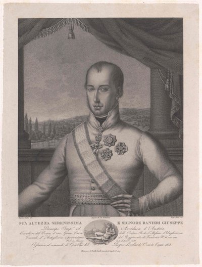 Arcyksiążę Austrii Rainer autorstwa Artist Unknown