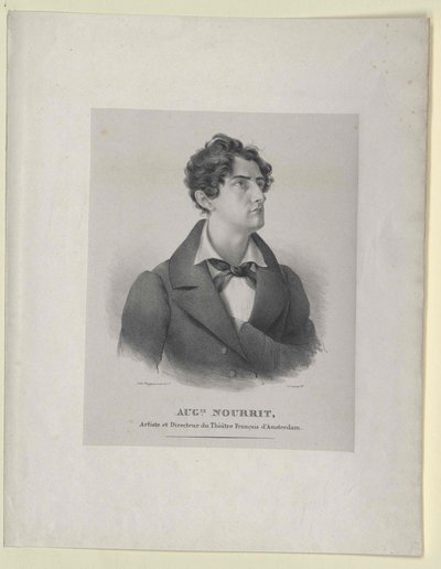 Auguste Nourrit (druk) autorstwa Artist Unknown