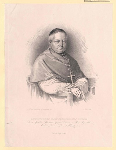 Augustin Bartholomew Hille autorstwa Artist Unknown