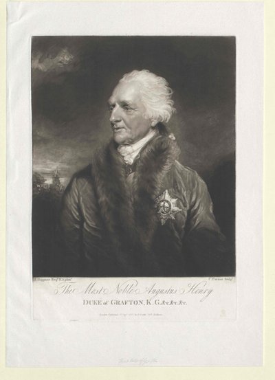 Augustus Henry Fitzroy, książę Grafton autorstwa Artist Unknown