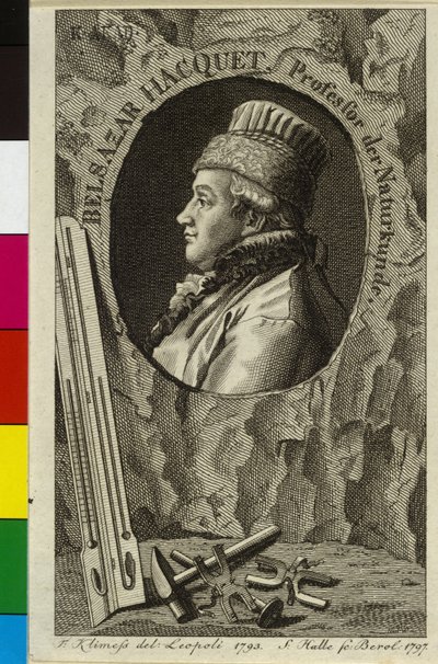 Baltazar Hacquet de La motte (druk) autorstwa Artist Unknown