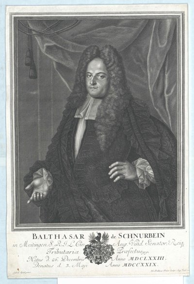 Baltazar Schnurbein von und zu Meitingen autorstwa Artist Unknown