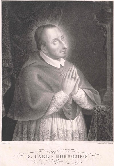 Carlo Borromeo, autorstwa Artist Unknown