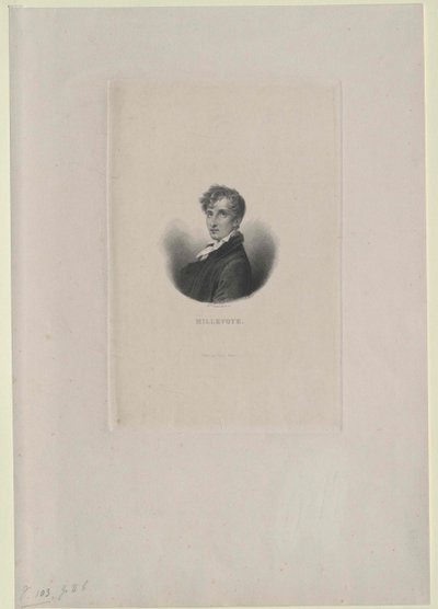 Charles Hubert Millevoye (druk) autorstwa Artist Unknown