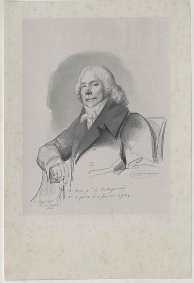 Charles Maurice książę Talleyrand-Perigord autorstwa Artist Unknown