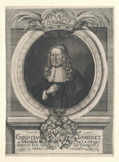 Christian Lorenz Adlershelm (w druku) autorstwa Artist Unknown
