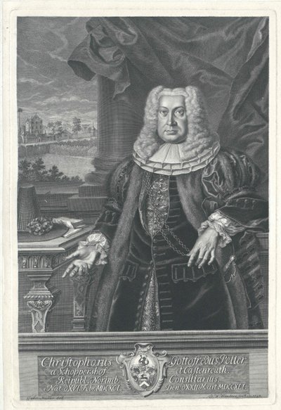 Christoph Godfrey Peller von Schoppershof zu Kastenreuth autorstwa Artist Unknown