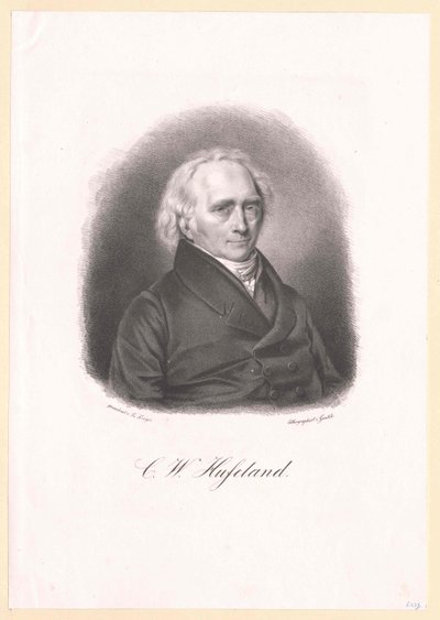 Christoph Wilhelm Hufeland autorstwa Artist Unknown