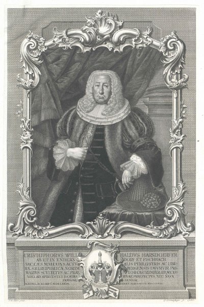 Christoph Wilibald Harsdoerfer z Enderndorfu autorstwa Artist Unknown