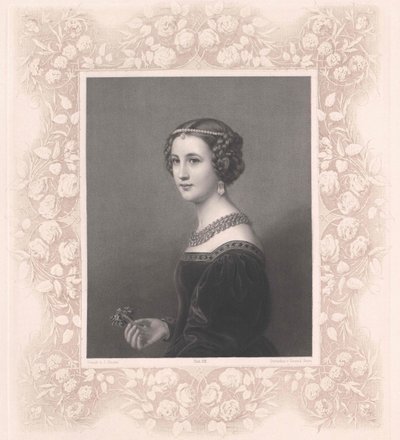 Cornelia Vetterlein (druk) autorstwa Artist Unknown