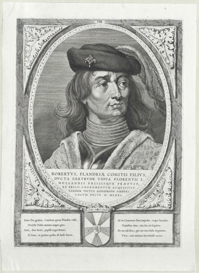 Hrabia Flandrii Robert I Fryzyjski autorstwa Artist Unknown