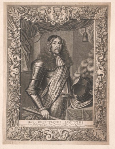 Hrabia palatyn i hrabia Sulzbach Christian August autorstwa Artist Unknown