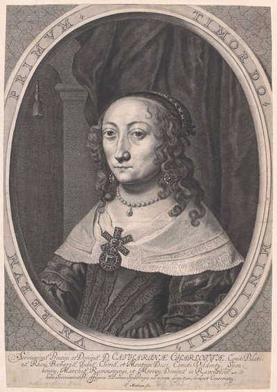 Hrabina palatynka Zweibruecken Katarzyna Charlotta autorstwa Artist Unknown