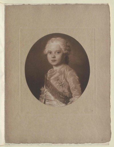 Delfin Francji Ludwik XVII. autorstwa Artist Unknown
