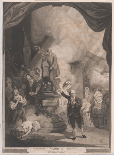 David Garrick autorstwa Artist Unknown