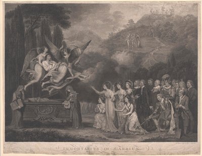 David Garrick autorstwa Artist Unknown