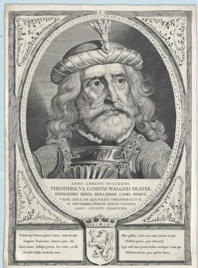 Dietrich I (druk) autorstwa Artist Unknown