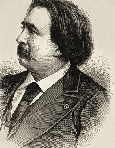 Dore, Paul Gustave (1832-1883). Romantyzm. Akwaforta autorstwa Artist Unknown