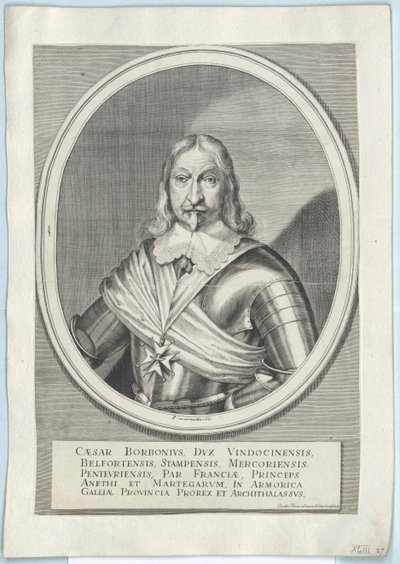 Duke of Vend006d00650020Bourbon autorstwa Artist Unknown