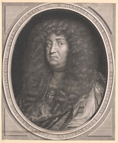 Książę Brunszwiku-Lueneburga Johann Friedrich (druk) autorstwa Artist Unknown