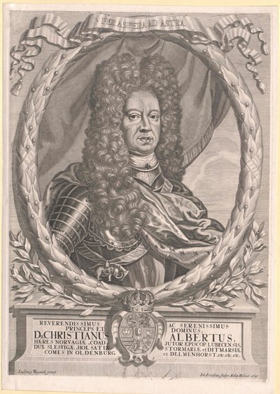 Książę Holstein-Gottorp Christian Albert autorstwa Artist Unknown