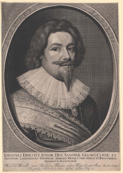 Książę rodu Sachsen-Weimar Johann Ernst I autorstwa Artist Unknown