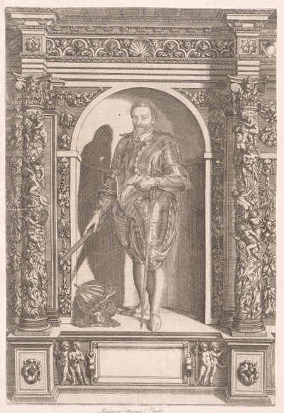 Książę Mayenne Karol Lotaryński autorstwa Artist Unknown
