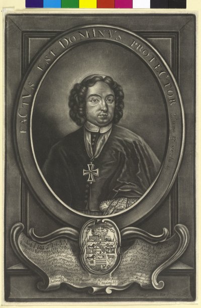 Książę Sachsen-Zeitz Christian August autorstwa Artist Unknown