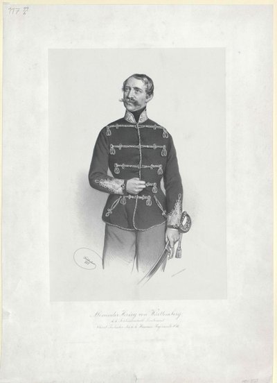 Książę Wirtembergii Alexander autorstwa Artist Unknown