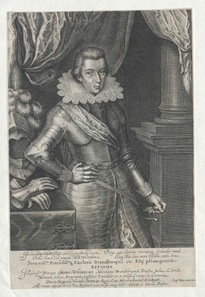 Elektor brandenburski Georg Wilhelm autorstwa Artist Unknown