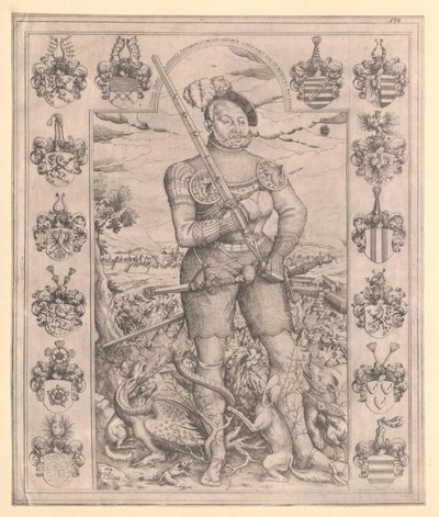 Elektor Saksonii Johann Frederick I autorstwa Artist Unknown