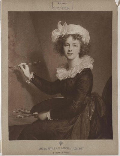 Elisabeth Vigee-Lebrun autorstwa Artist Unknown