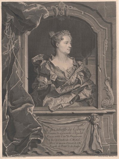 Elisabeth de Gouix autorstwa Artist Unknown