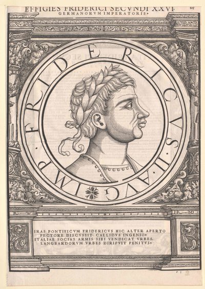 Cesarz Fryderyk II autorstwa Artist Unknown