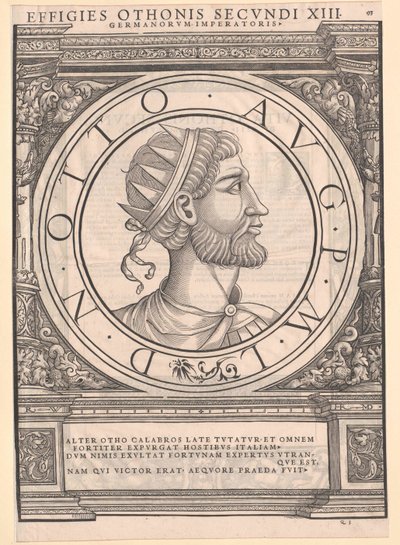 Cesarz Otton II autorstwa Artist Unknown