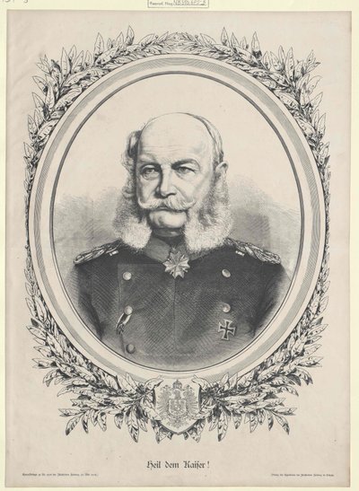 Cesarz Wilhelm I autorstwa Artist Unknown
