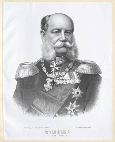 Cesarz Wilhelm I autorstwa Artist Unknown