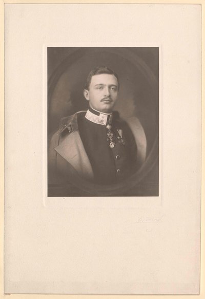 Cesarz Austrii Karol I (druk) autorstwa Artist Unknown