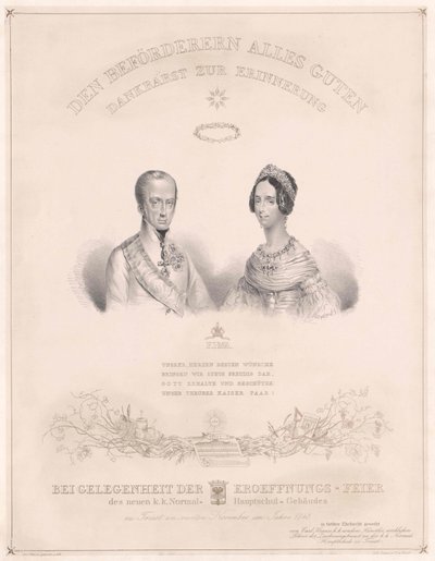 Cesarz Austrii Ferdynand I autorstwa Artist Unknown
