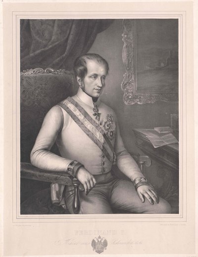 Cesarz Austrii Ferdynand I autorstwa Artist Unknown