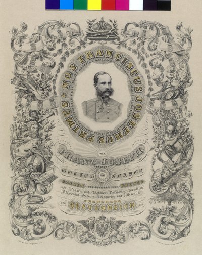 Cesarz Austrii Franciszek Józef I autorstwa Artist Unknown