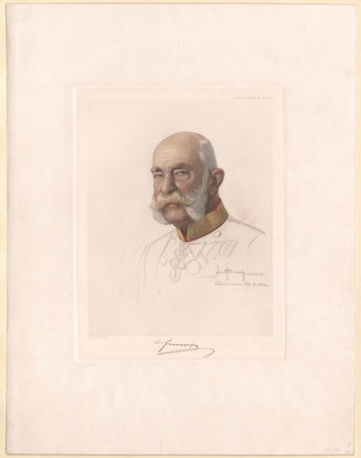 Cesarz Austrii Franciszek Józef I autorstwa Artist Unknown